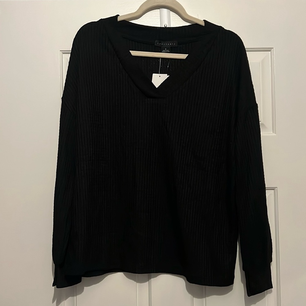 Sanctuary top, waffle knit anthropology